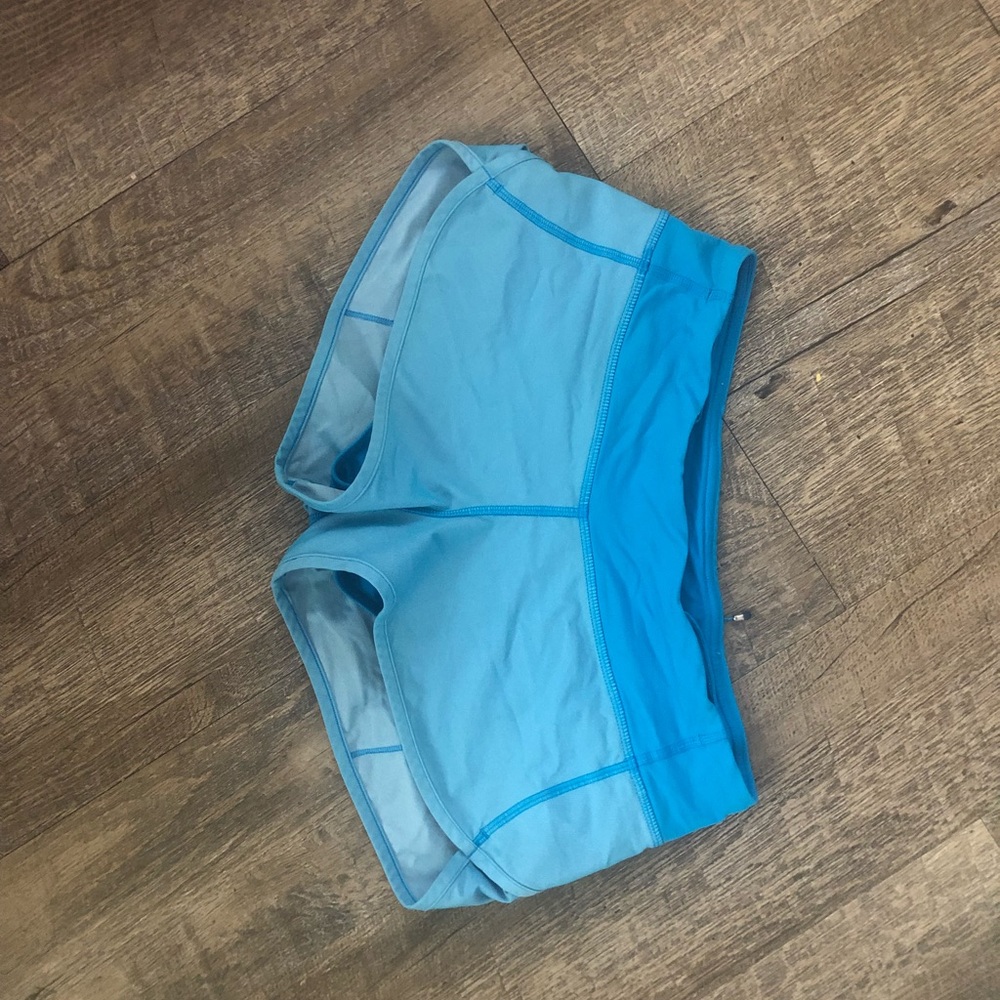 Blue Lully lemon speed up shorts